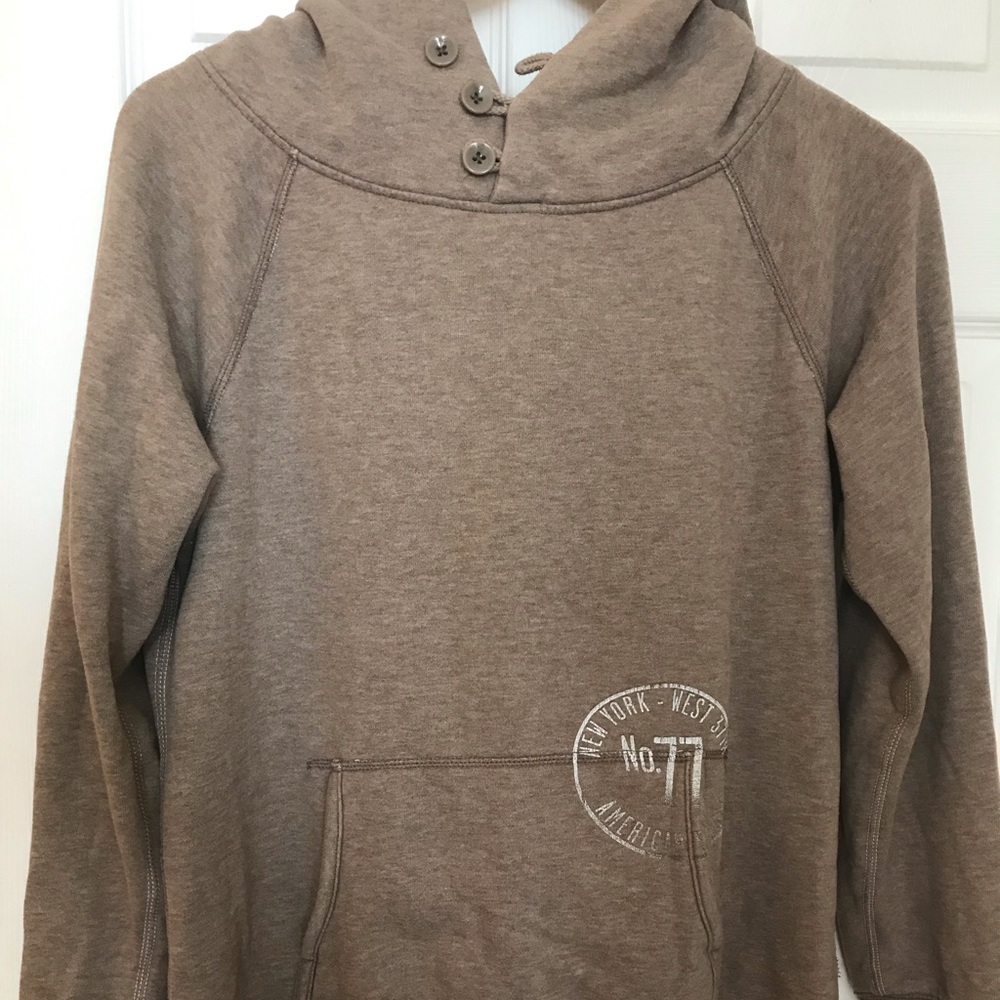 American Eagle brown pull over hoodie!